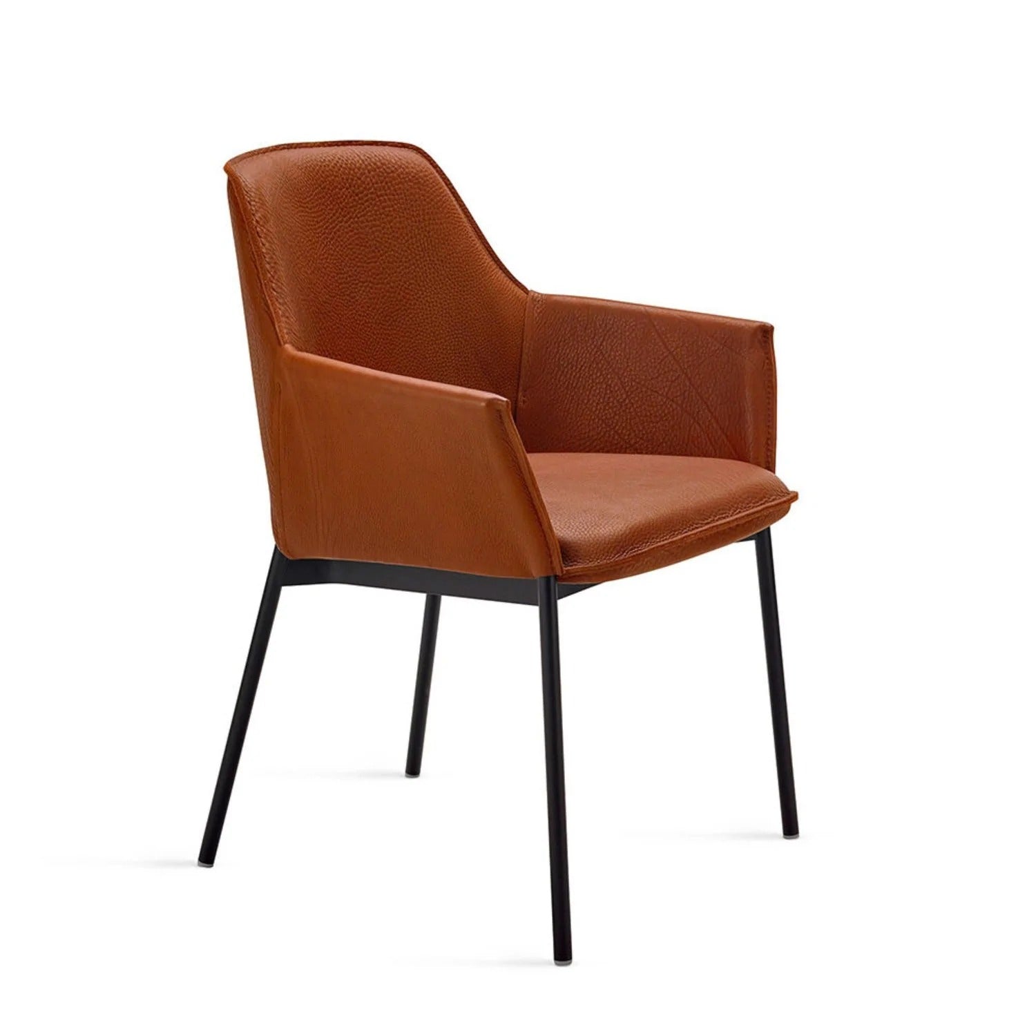 freifrau | grace dining chair | cognac leather