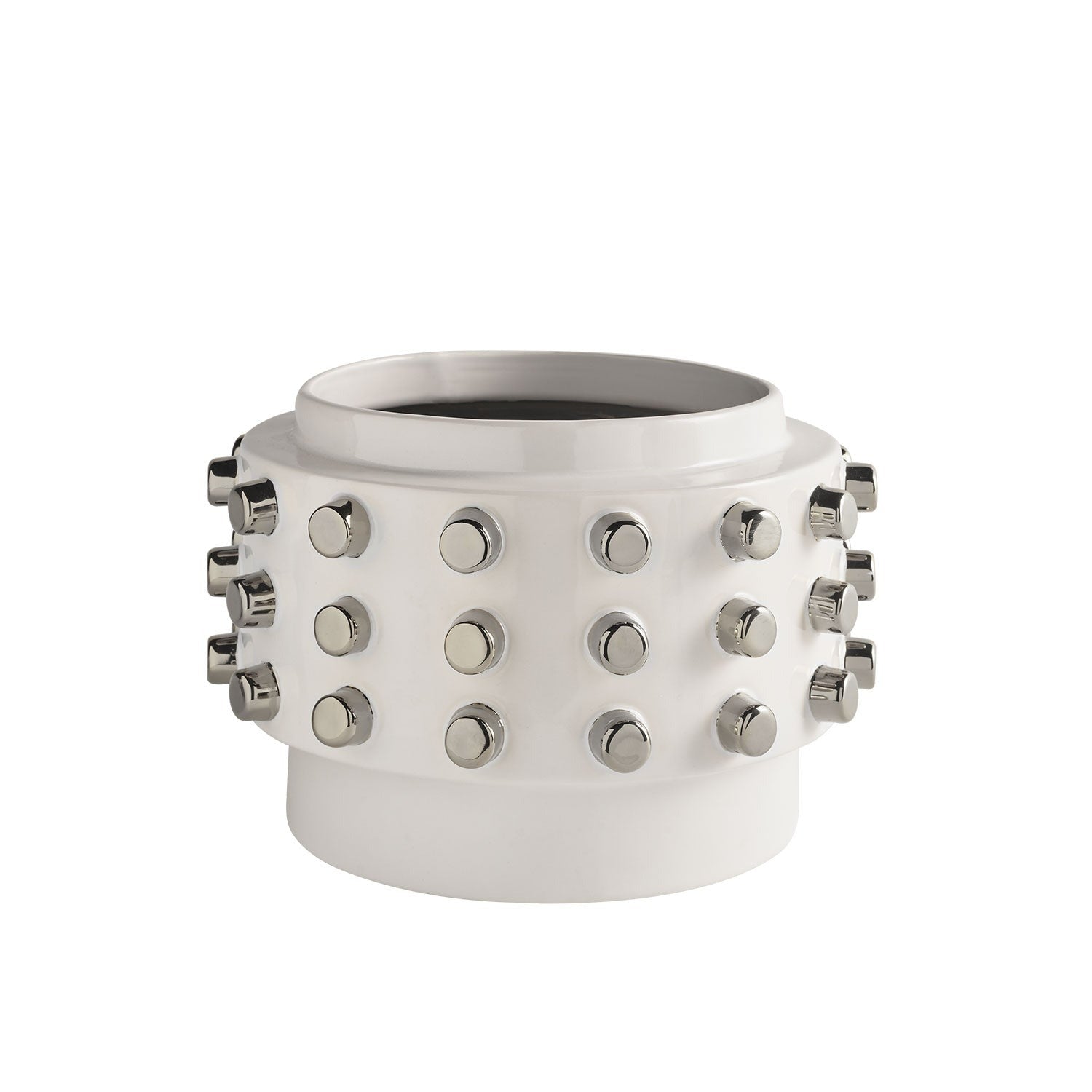 greg natale | debbie planter | white + silver