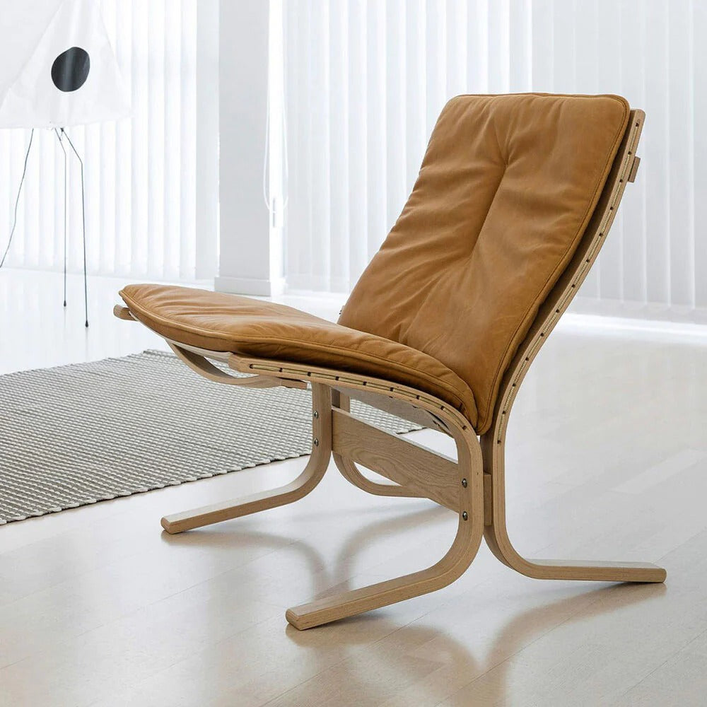 lk hjelle | siesta fiora 307 chair | low back | oak + tan