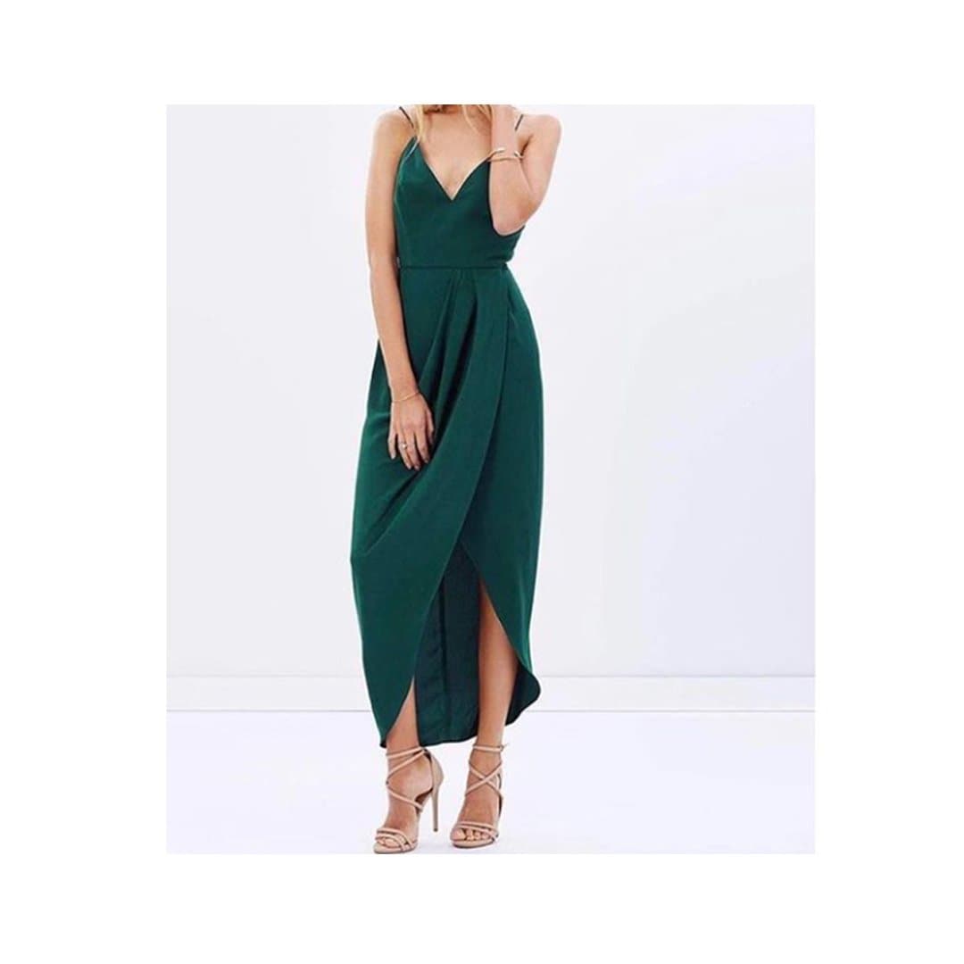 Green gorgeous dress (7047555612823)