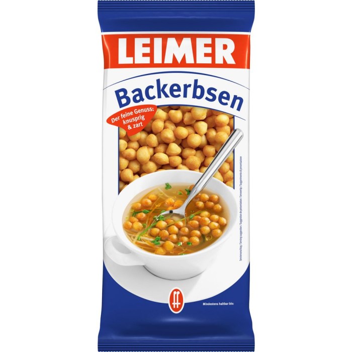 LEIMER Baked Peas Soup Pearls Soup Garnish 200g – Brands of Germany