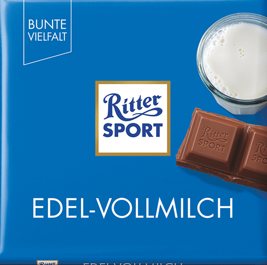 Ritter Sport Goldschatz - Gold Treasure Milk Chocolate Bar