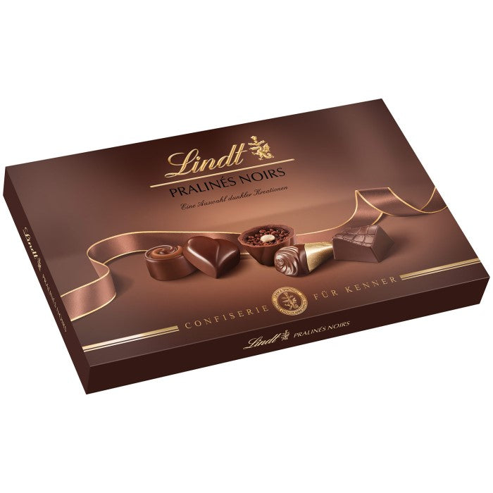 Mistura de chocolate Lindt Pralinés Noirs 125g / 4.4oz – Marcas da Alemanha