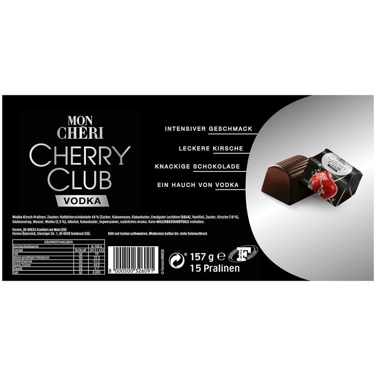 Ferrero Mon Chéri Cherry Club Vodka 15 miếng 157g – Brands of Germany