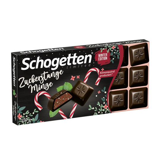Schogetten Limited Winter Edition Candy Cane Mint Chokolade 100g