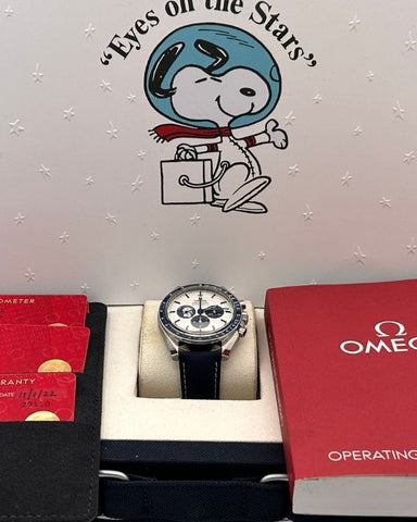 Snoopy Returns: The Omega Speedmaster Professional Silver Snoopy Award  50th Anniversary 310.32.42.50.02.001 - THE COLLECTIVE