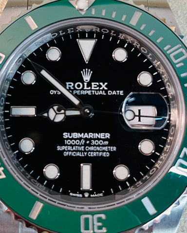 New 2023 Rolex Submariner Starbucks 41mm 126610LV Mk II Bezel