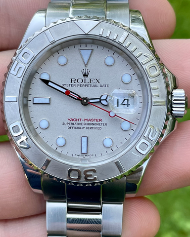 2001 Rolex Yachtmaster 16622 Steel & Platinum 40mm - No Box No Papers