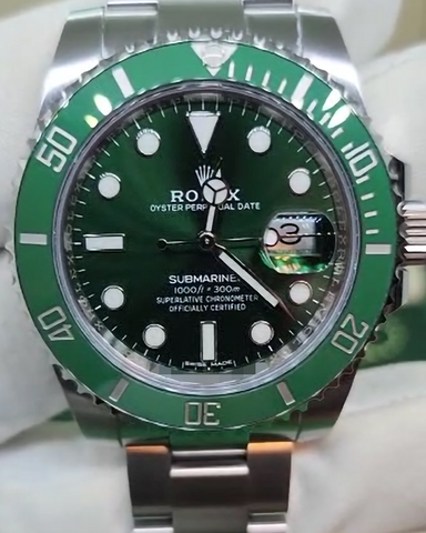 Rolex Submariner Replica Date Hulk 40mm 116610LV