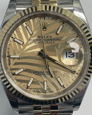 Rolex Datejust 41 in Yellow Rolesor - combination of Oystersteel