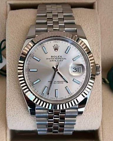 ROLEX Oyster Perpetual 31, Silver Dial, 31 mm, Oystersteel, M277200-0001