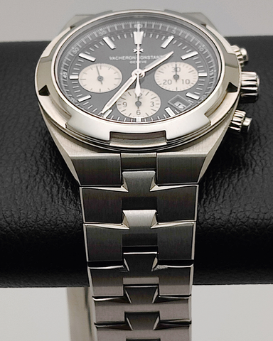 Vacheron Constantin Overseas Chronograph 42.5mm Steel Black Dial  5500V/110A-B481 - BRAND NEW