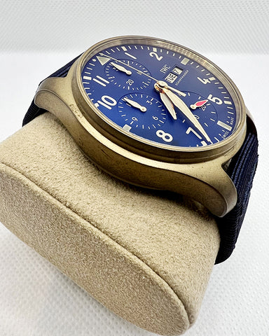 Pilot's Automatic Chronograph 41mm Bronze and Textile Watch, Ref. No.  IW388109