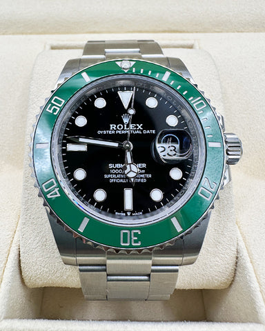 No Reserve - Rolex Submariner Green Dial Starbucks (126610LV