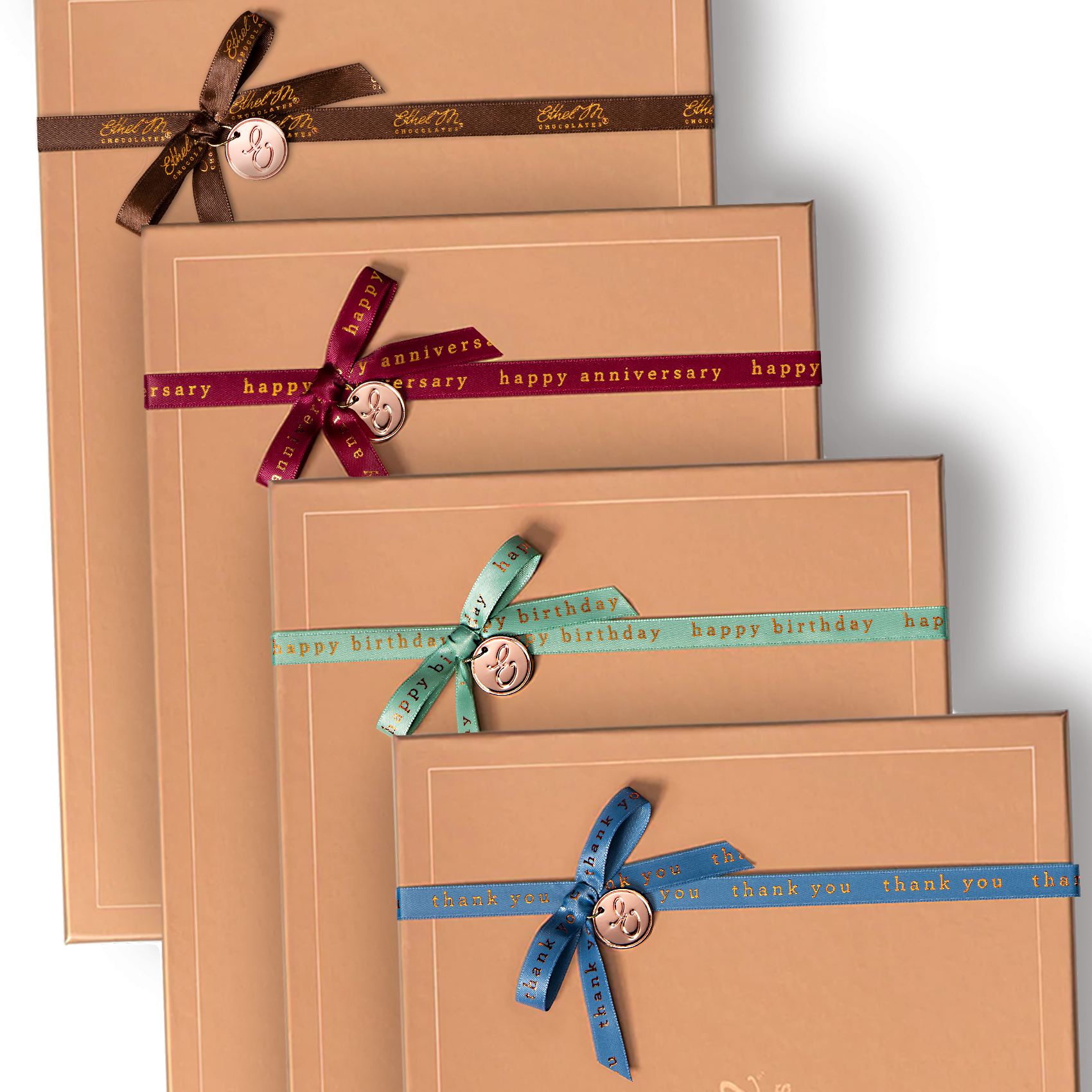 Ethel M Custom Chocolate Box, Copper Gift Box