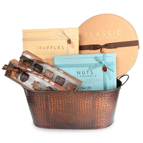 sympathy gift basket milk chocolate