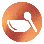 block image - chocolate bowl on copper icon