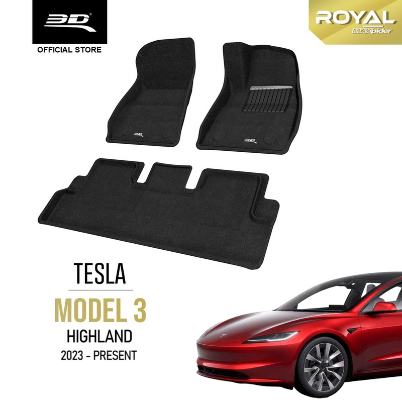 TESLA MODEL 3 [2017 - 2023] - 3D® ROYAL Car Mat