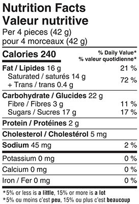 Belgian Extra Dark Chocolate Dusted Truffles Nutrition Facts Table Image