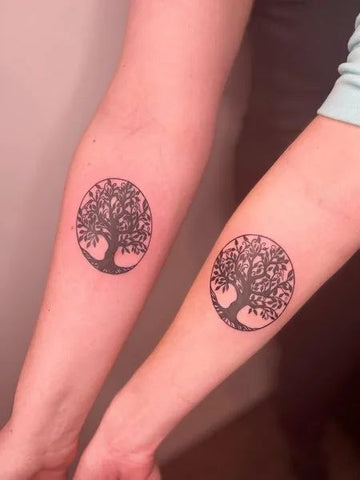 Tatouage arbre de vie duo