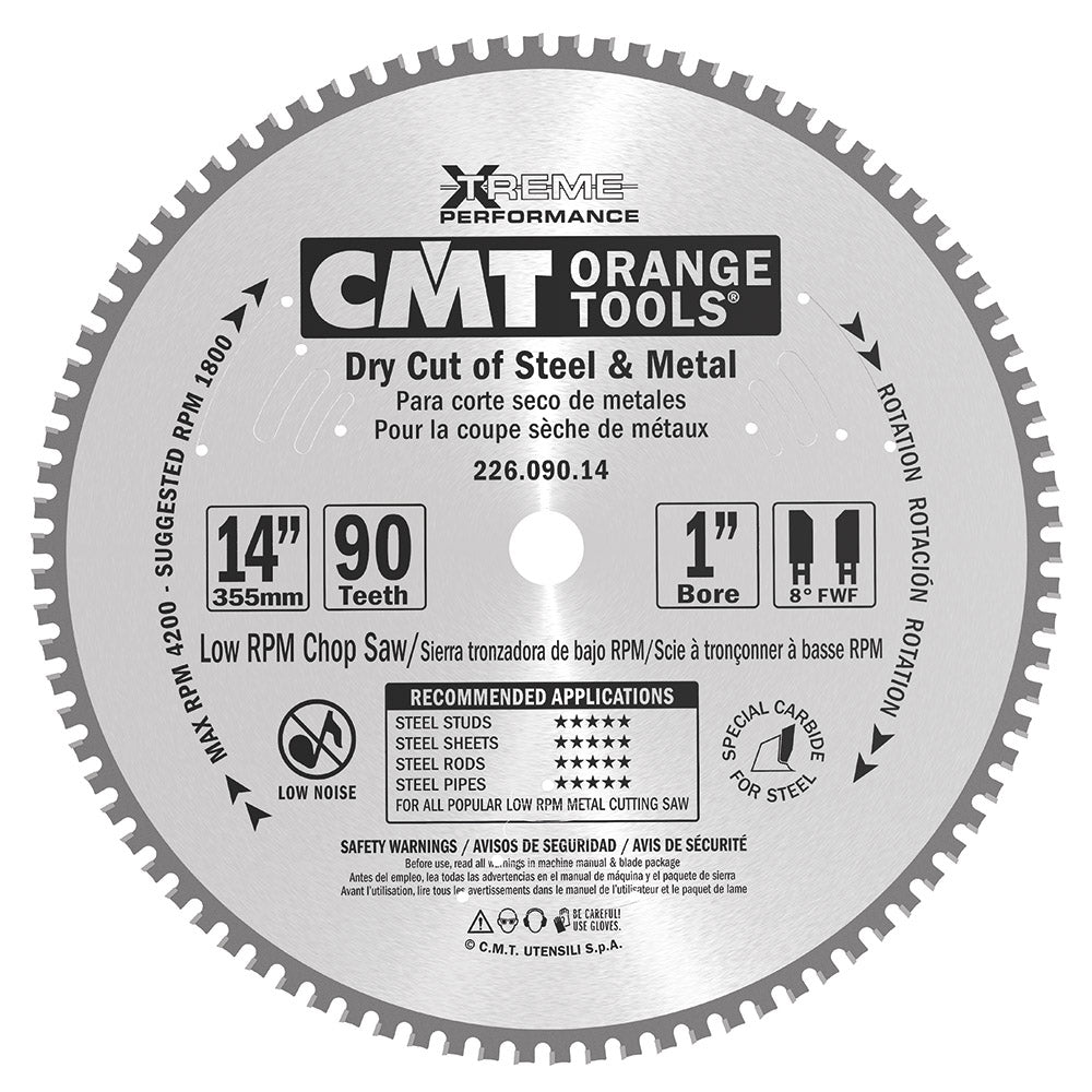 CMT 226.030.06 Industrial Dry Cut Steel Saw Blade, 6-1/2-Inch x 36 Tee –  USA Tool Depot