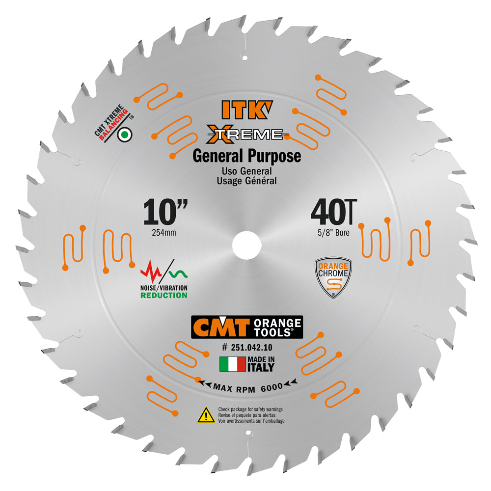 CMT 254.096.12 ITK Industrial Non-Ferrous Metal and Melamine Blade and –  USA Tool Depot