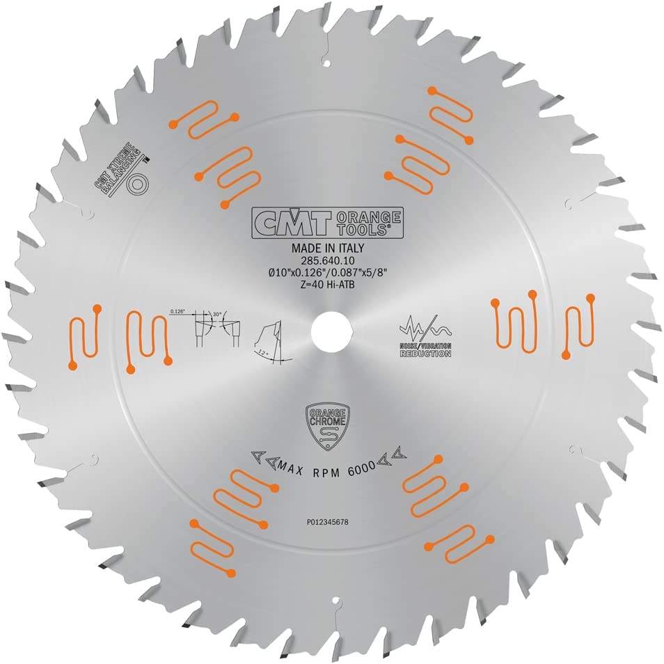 CMT Orange Tools 203.636.12 Chrome Heavy Duty Glue Ripping Saw Blades – USA  Tool Depot