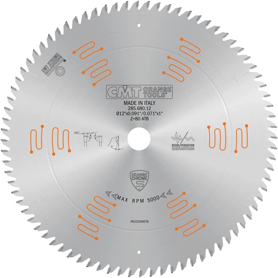 CMT Orange Tools 203.636.12 Chrome Heavy Duty Glue Ripping Saw Blades – USA  Tool Depot