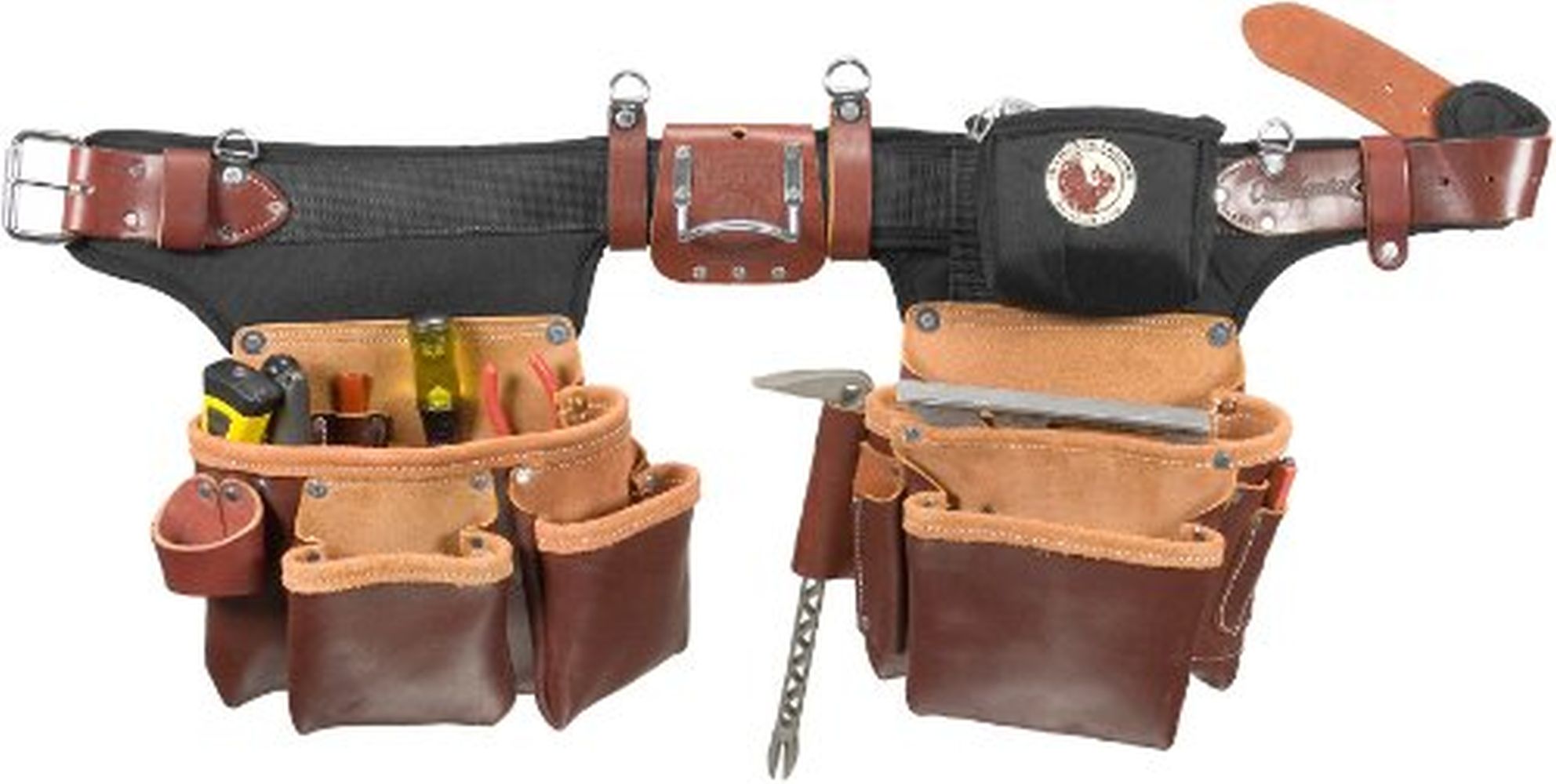 Occidental Leather 5080DBLH SM Pro Framer Tool Belt Set with Double Outer  Bags, Left Hand, Small by Occidental Leather 通販