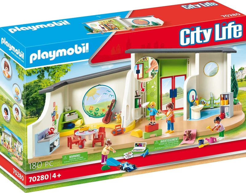 Altaar meester Irrigatie Playmobil 70280 City Life Pre-School Rainbow Daycare, voor kinderen va –  Yachew