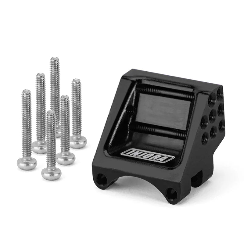 INJORA Adjustable Rear Truss Upper Link Mount for 1/24 SCX24 (BLACK)