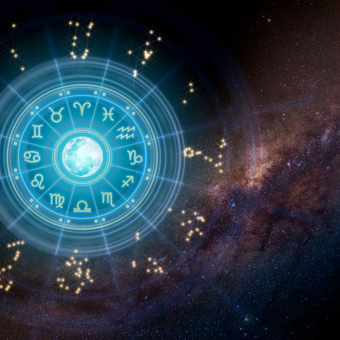 The cosmos and astrology intertwining together to bring out more potential for one's spirituality.