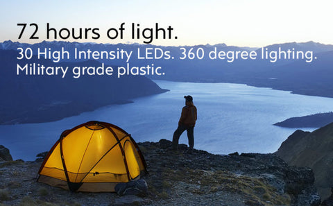 Handsome Brands Lightning Capsule Lantern for Tent Camping Banner