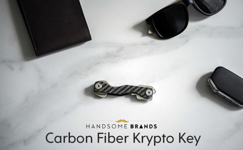 Handsome Brands Carbon Fiber Krypto Key Banner