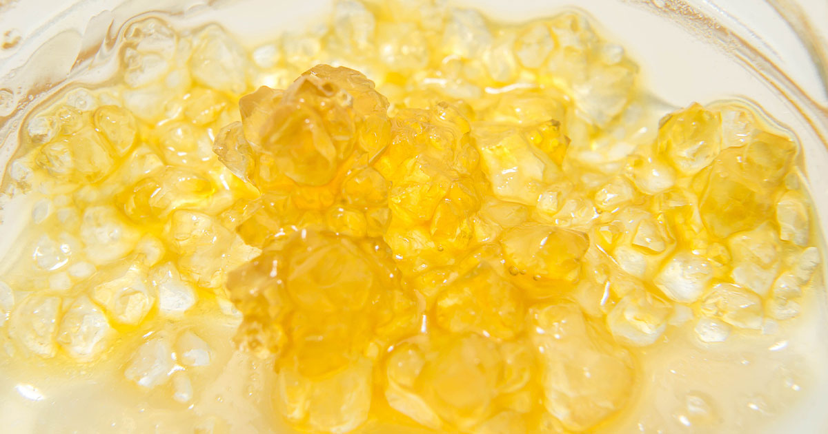 thca crystals in terpene sauce