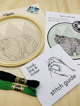 Load image into Gallery viewer, Bear with Me Complete Embroidery Kit
