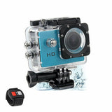 Salmon Lucky Tech Accessories Blue 4K Action Pro Waterproof All Digital UHD WiFi Camera + RF Remote And