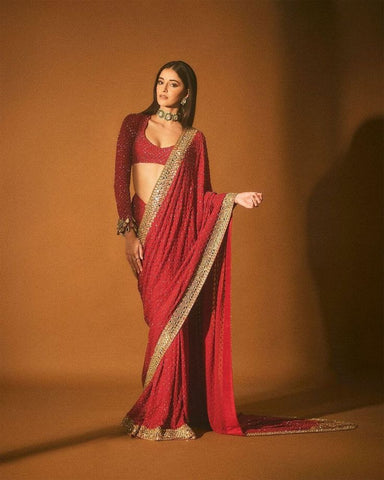 Butterfly Style Saree Draping