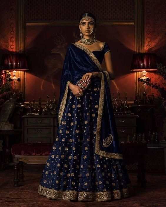 Regal Velvet Bridal Lehenga- How to Choose the Best Bridal Lehenga?