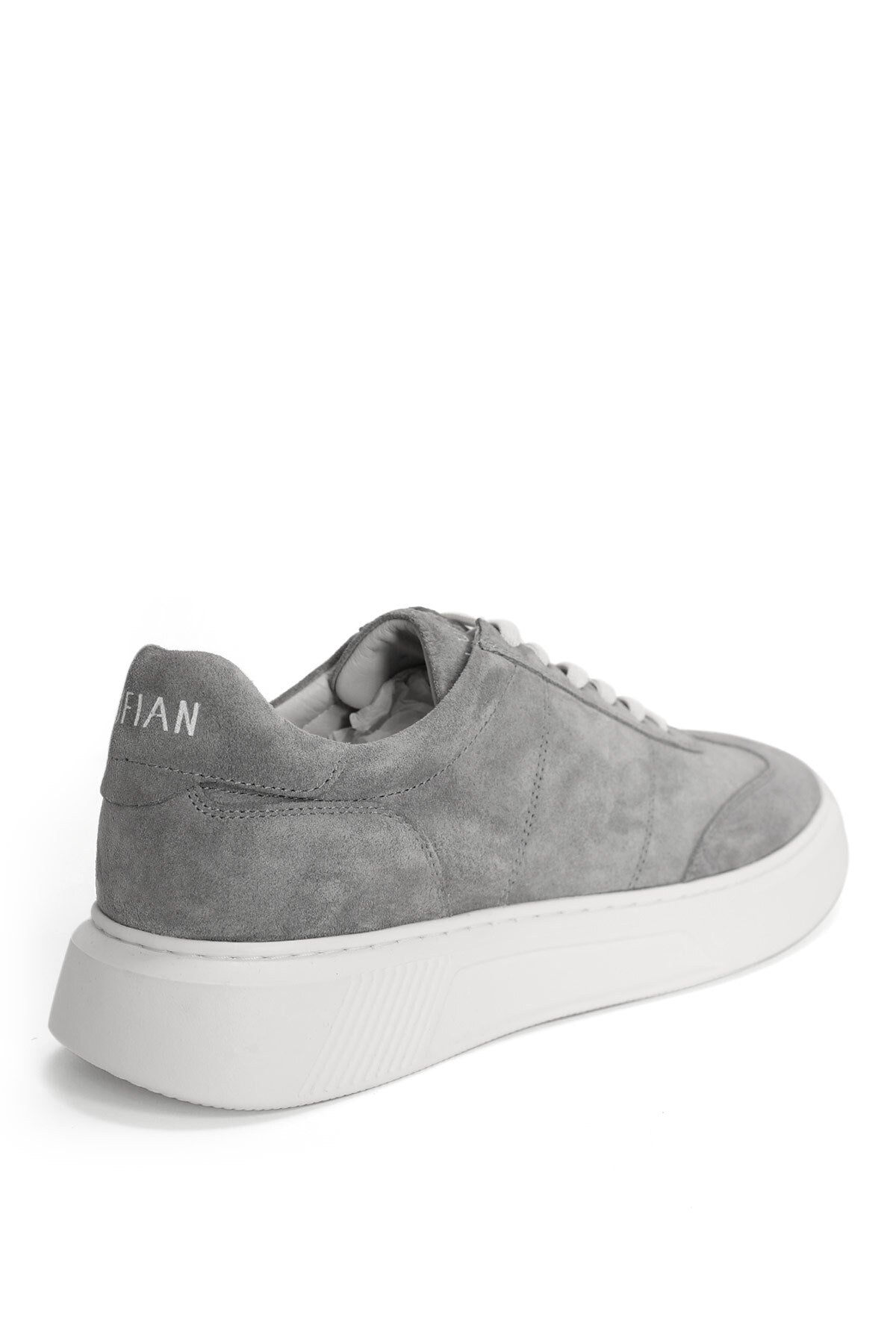 grey suede men's casual shoes