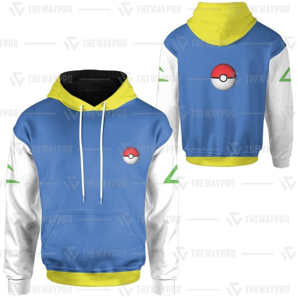 Anime Pokemon Ash Ketchum Custom Hoodie