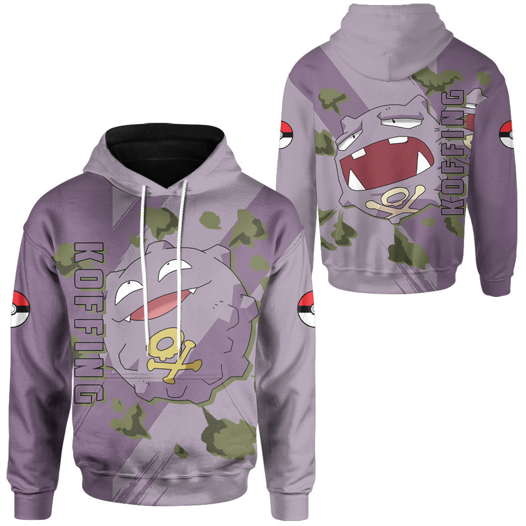 Anime Pokemon Koffing Custom Hoodie