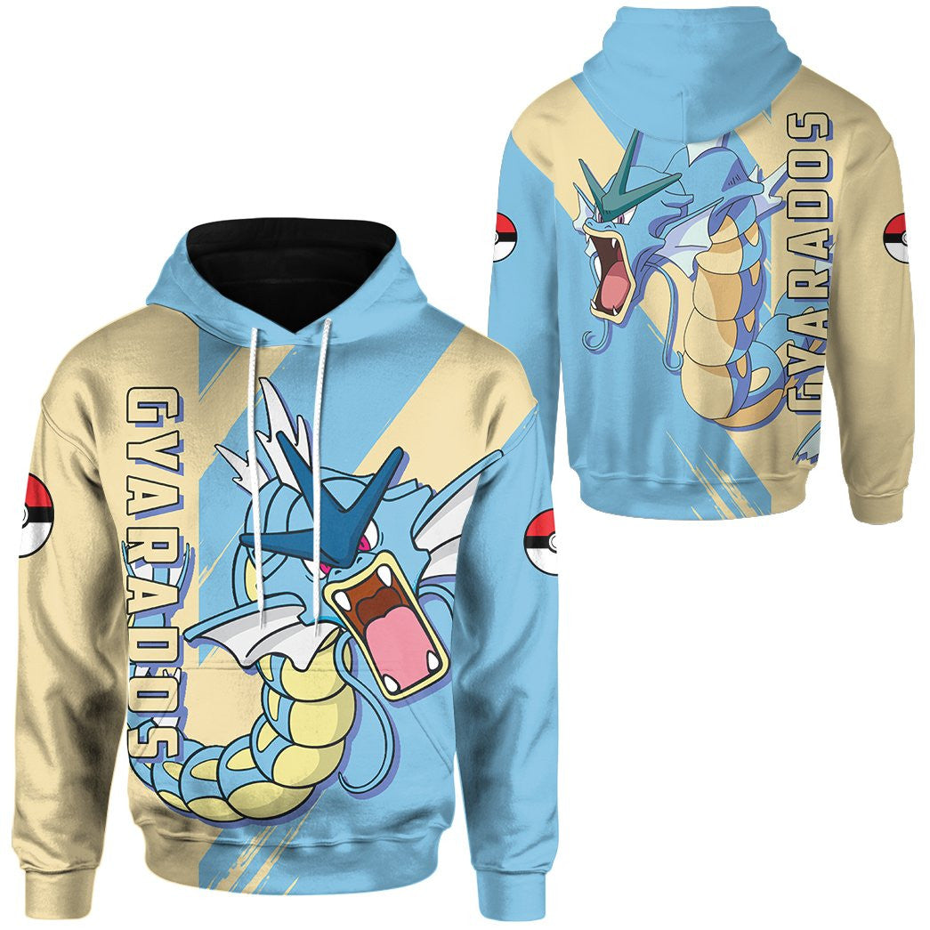 Anime Pokemon Gyarados Custom Hoodie Apparel