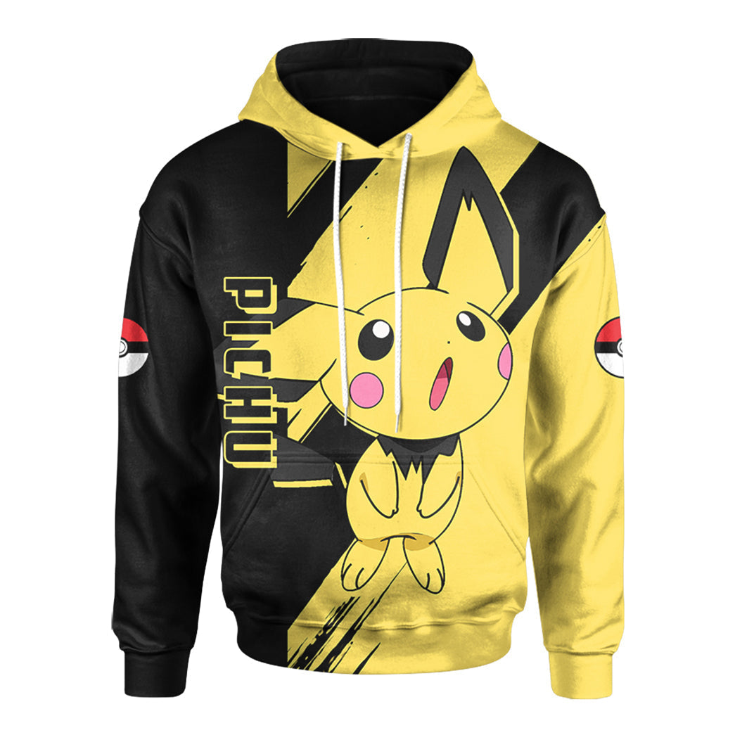 Anime Pokemon Pichu Custom Hoodie