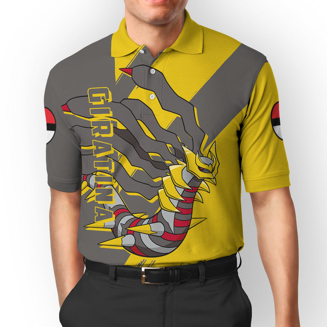 Anime Pokemon Giratina Custom Polo Shirt