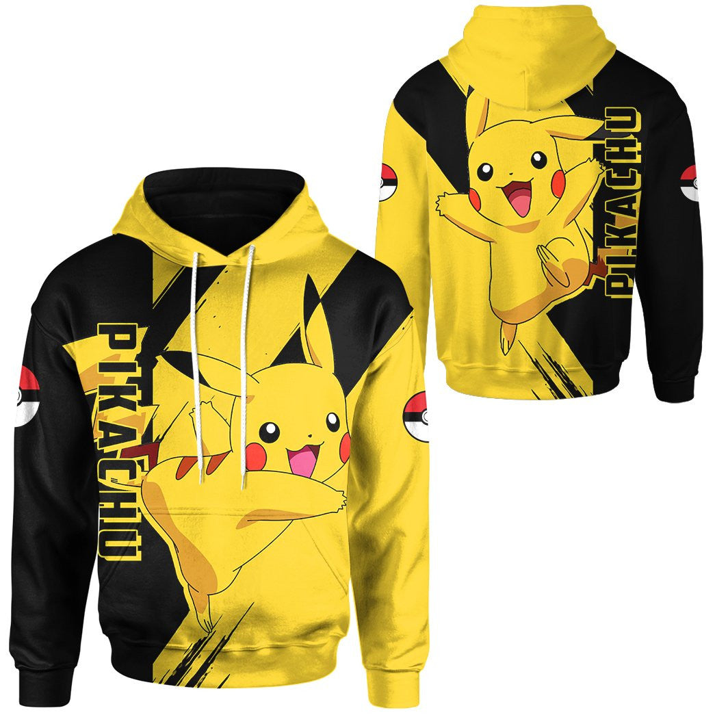 Anime Pokemon Pikachu Custom Hoodie Apparel