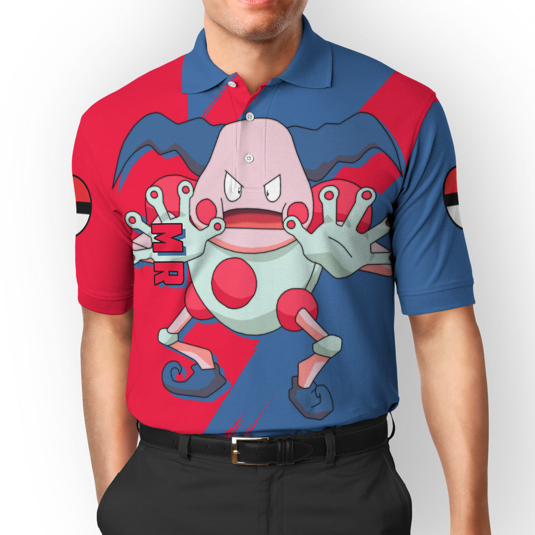 Anime Pokemon Mr Custom Polo Shirt