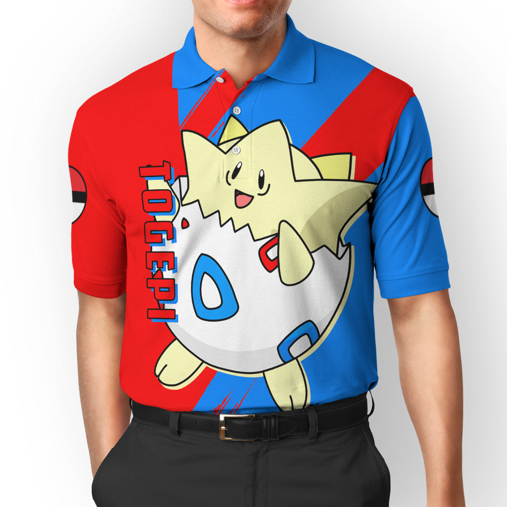Anime Pokemon Togepi Custom Polo Shirt