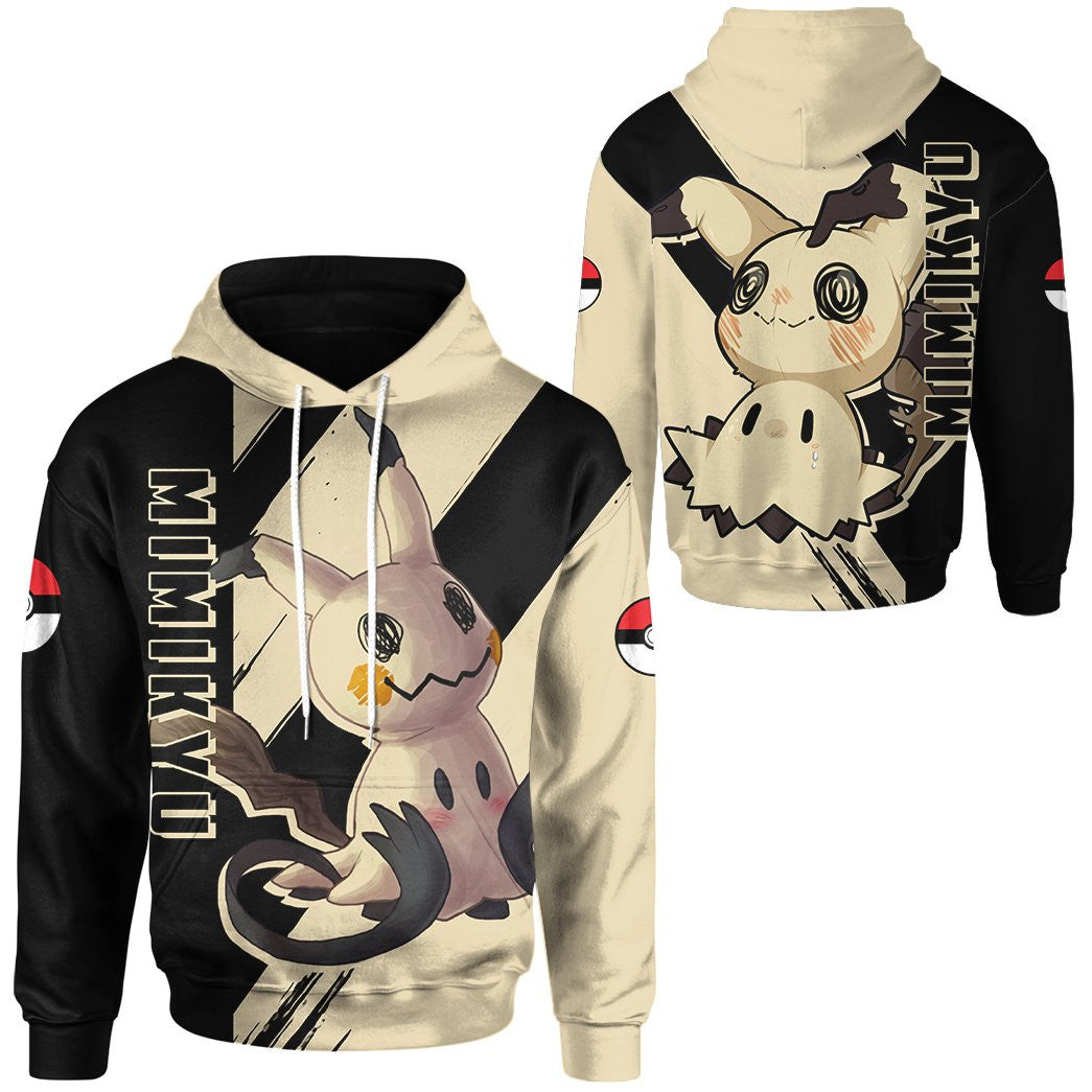 Anime Pokemon Mimikyu Custom Hoodie Apparel