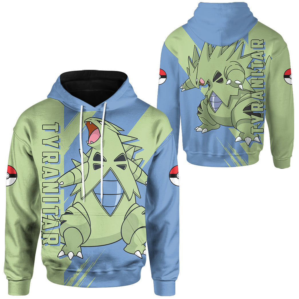 Anime Pokemon Tyranitar Custom Hoodie